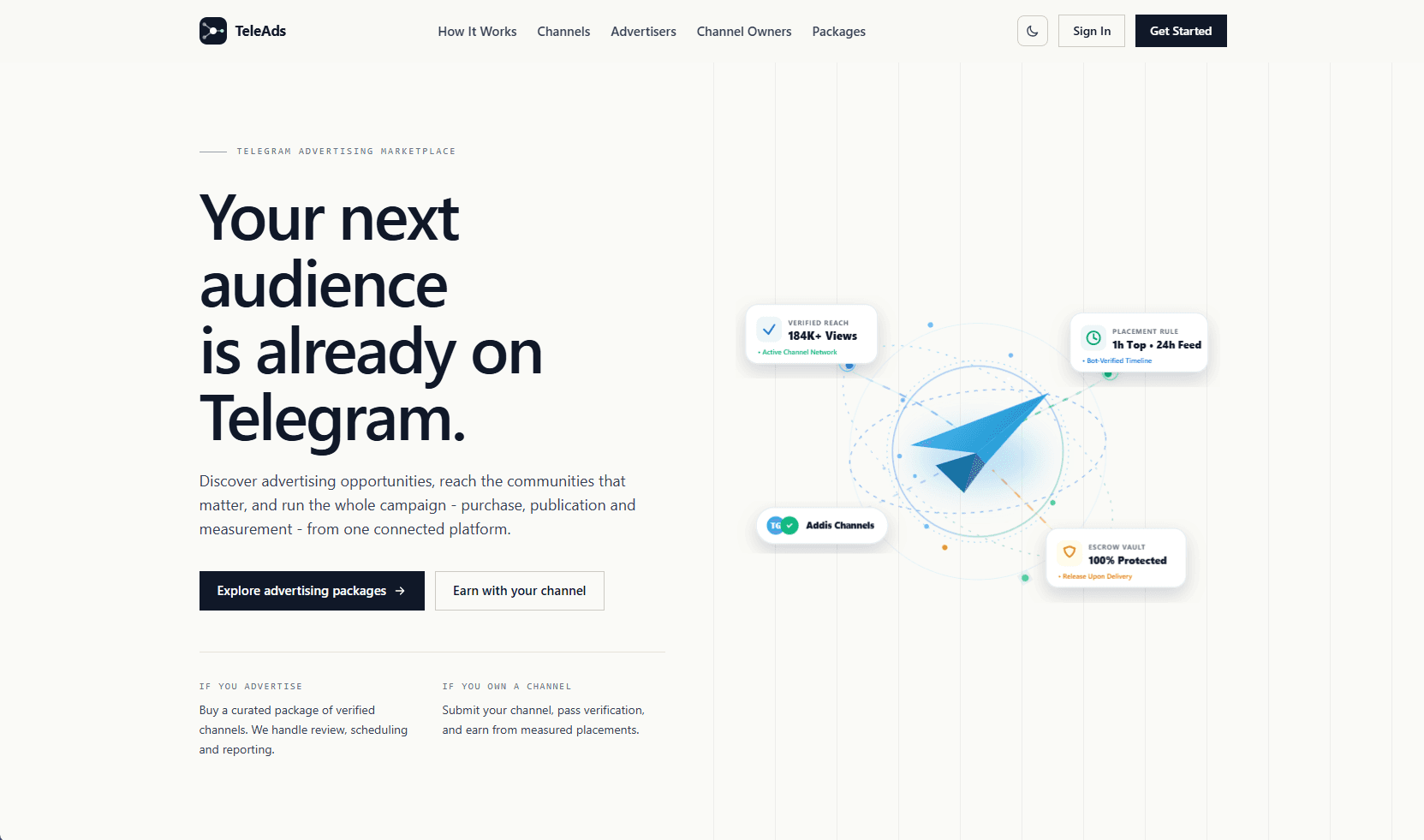 TeleAds screenshot